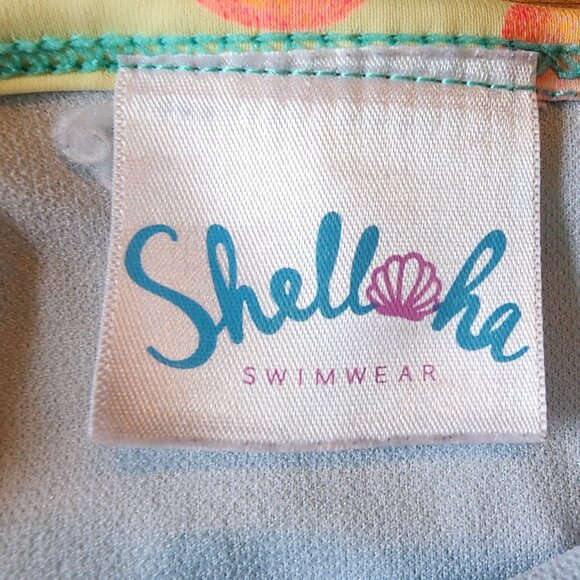 Shelloha Baby Girl Two Piece Swimsuit UPF50+  Size 12 Months - Picture 4 of 5